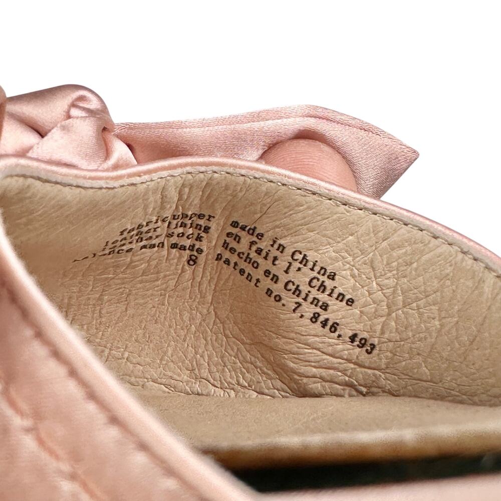 Seychelles | Women | Sheila d’Orsay Blush Pink Romantic Satin Bow Flats | Size 8 - Picture 9 of 16